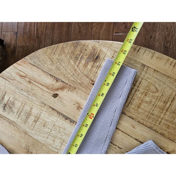 Abercrombie & Fitch A&F Sweetheart Neck Corset Bodysuit Sweater Light Grey Sz M - Picture 10 of 10